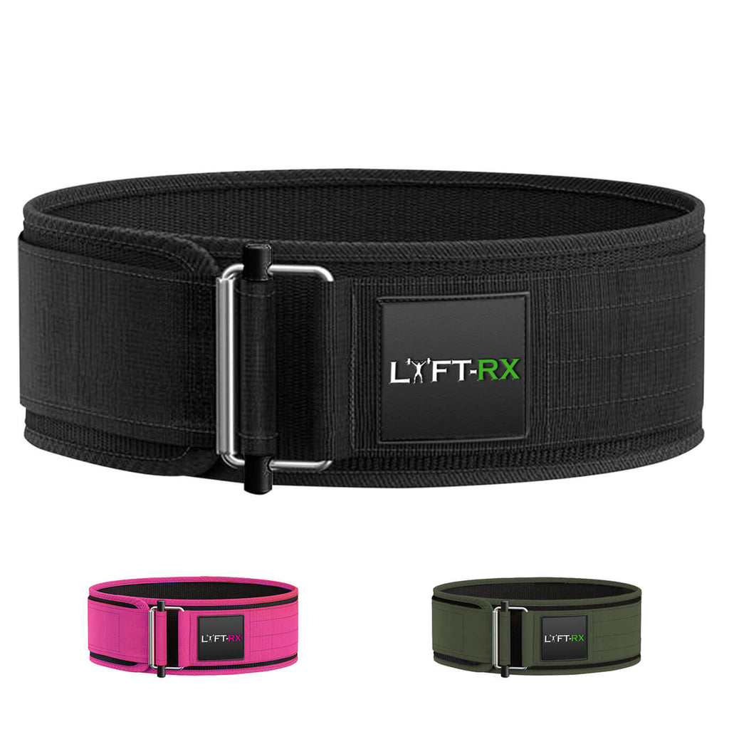 liftrx quick locking weightlifting belt for olympic lifting crossfit powerlifting