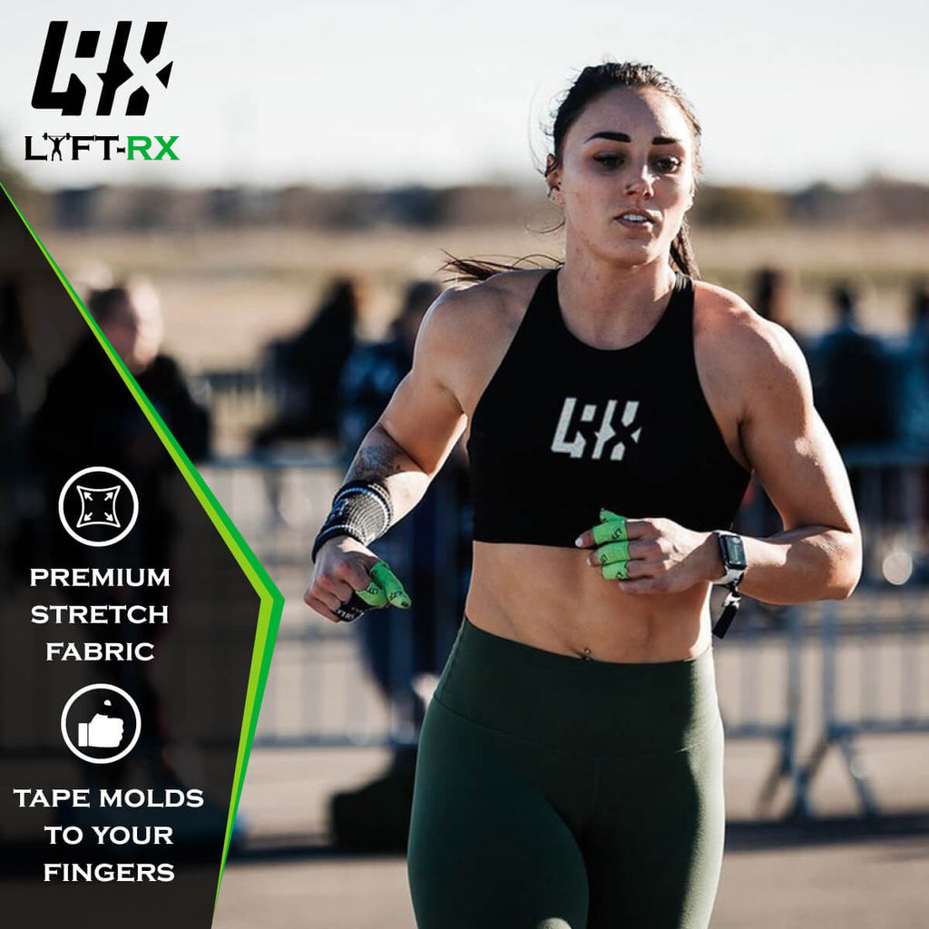 crossfitter with lyftrx tape