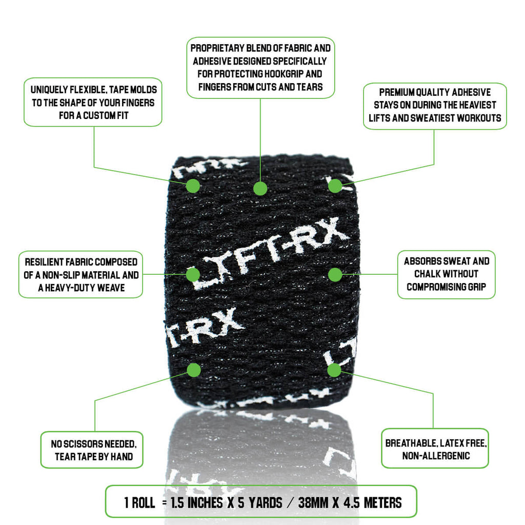 features of the lyftrx tape for crossfit and lifting
