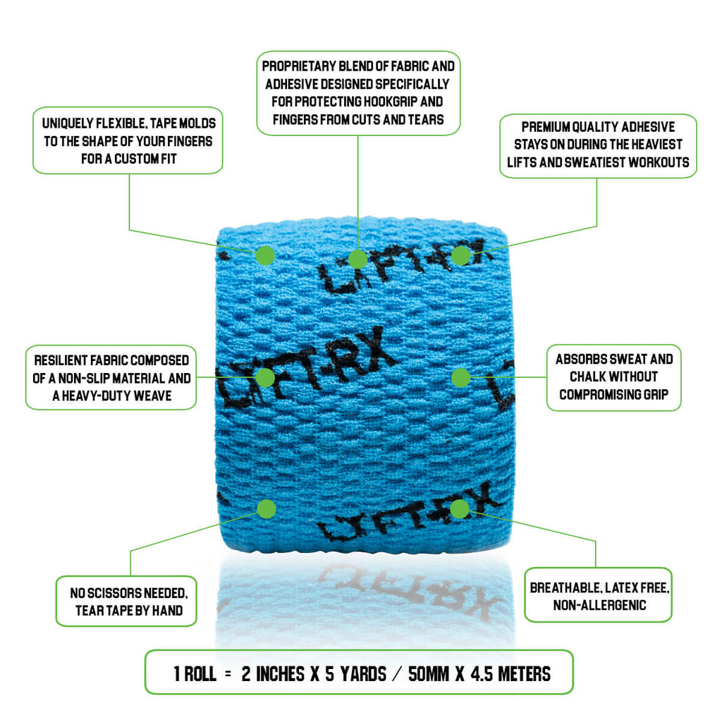 blue lift rx tape for crossfit and olympic weightlifting