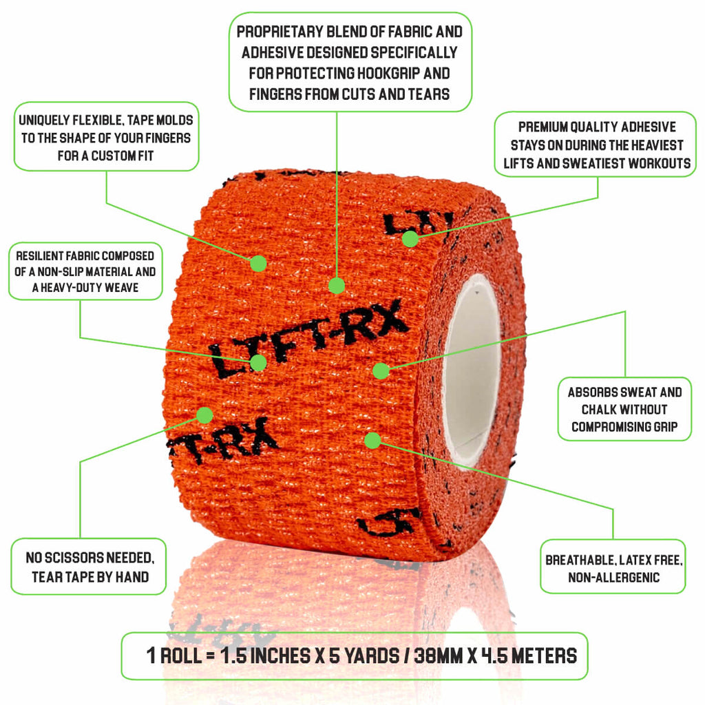 orange lyftrx tape 3 rolls and features