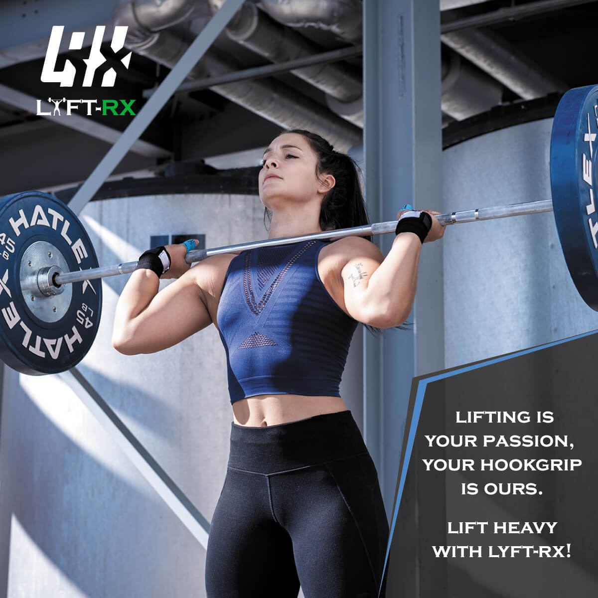 LYFT-RX Weightlifting Hook Grip Tape - Blue 3Pack, 2-Inch