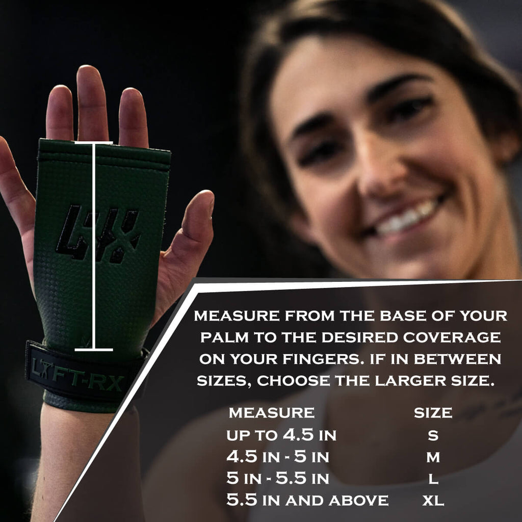 sizing chart of lift rx grips 