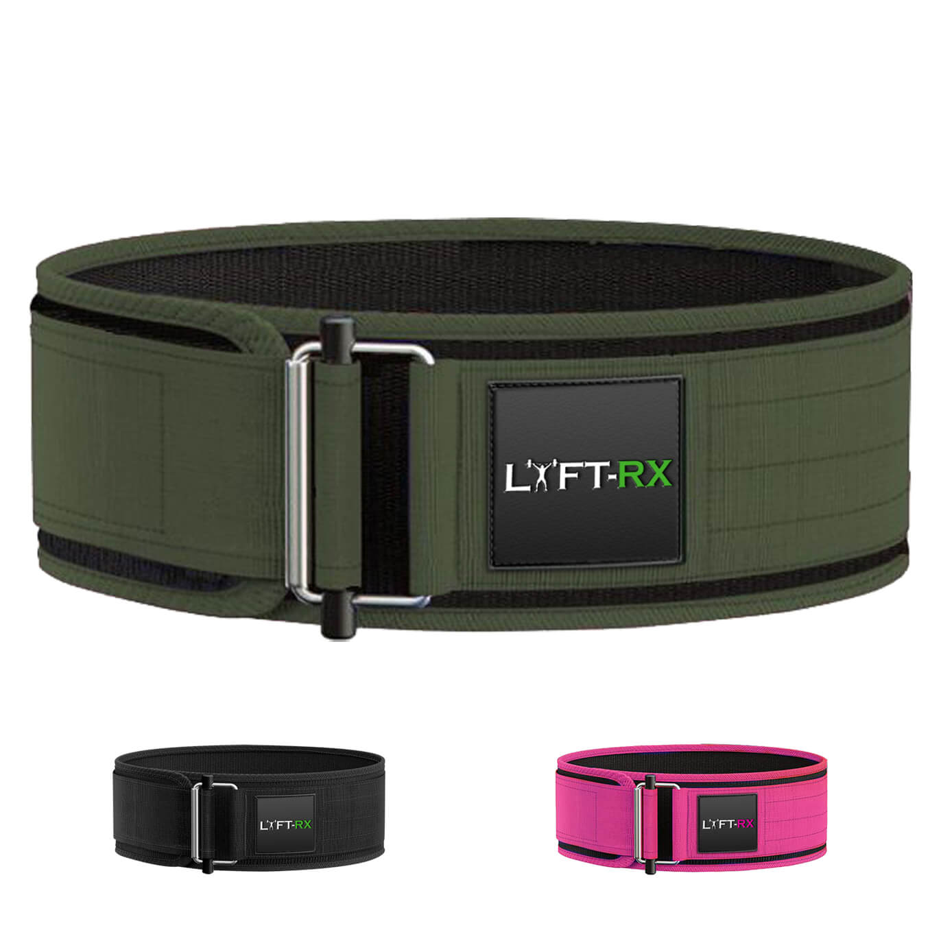 LYFT-RX Quick Locking Weightlifting Belt - OD Green