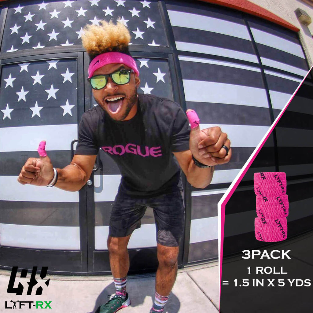 two thumbs up pink lyftrx tape 3pack